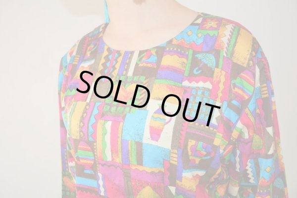画像13: 【7コーデ掲載中*】ゆったりsize*カラフルモチーフデザインのトップス (13)
