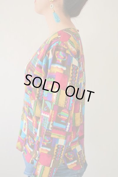 画像11: 【7コーデ掲載中*】ゆったりsize*カラフルモチーフデザインのトップス (11)
