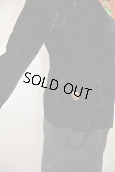 画像12: 豪華お花刺繍のジャケット&インナーセット (12)