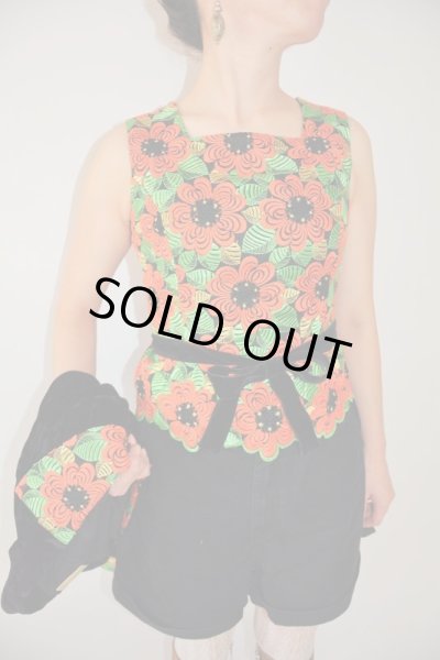 画像3: 豪華お花刺繍のジャケット&インナーセット (3)