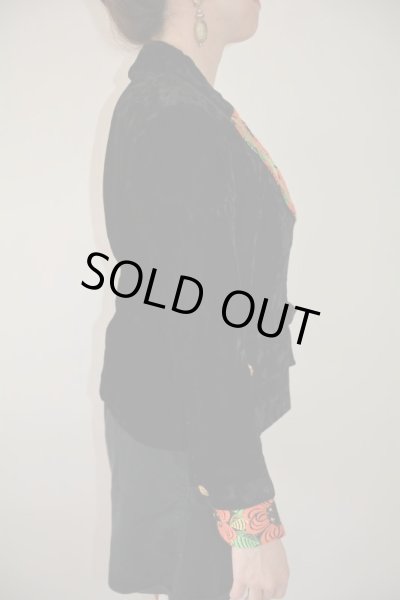 画像10: 豪華お花刺繍のジャケット&インナーセット (10)