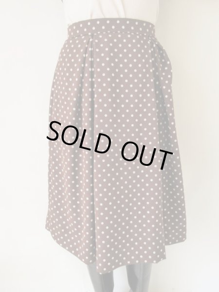 画像8: 【お仕立て品の1点モノ*】クラシカルな水玉セットアップ (8)