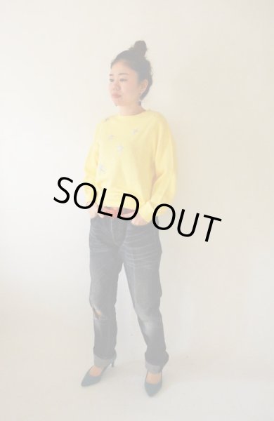 画像2: お星さまデザインのコットンニット (2)