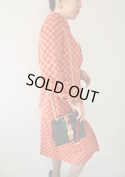 画像4: ツートンカラーのレトロ柄セットアップ (4)