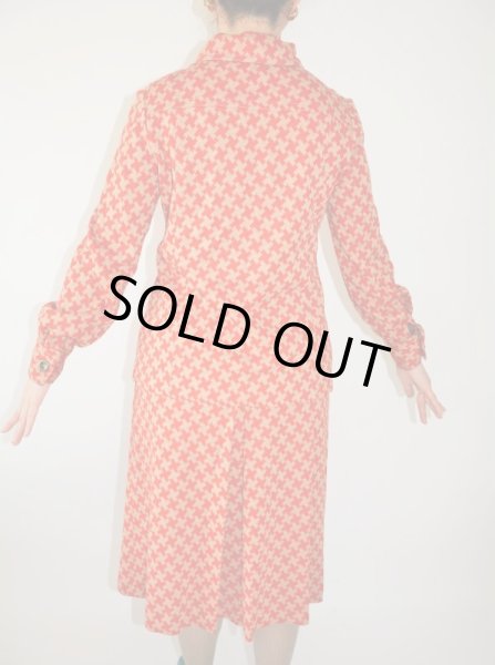 画像7: ツートンカラーのレトロ柄セットアップ (7)