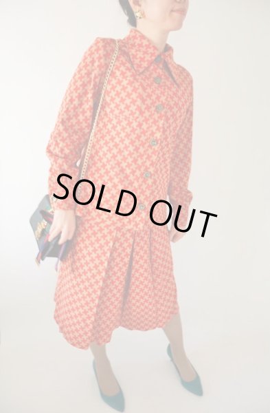 画像3: ツートンカラーのレトロ柄セットアップ (3)