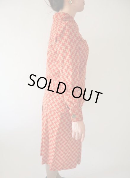 画像6: ツートンカラーのレトロ柄セットアップ (6)