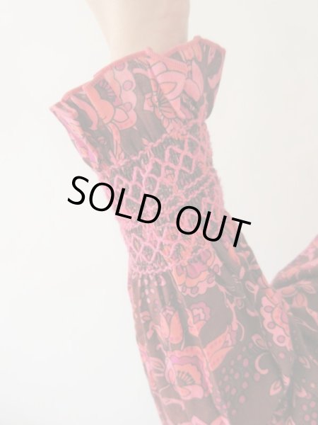 画像7: 【お仕立て品の1点モノ】ウエストステッチワンピース (7)