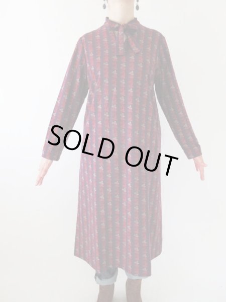 画像3: 【ゆったりsize*】葉っぱ柄ワンピース (3)