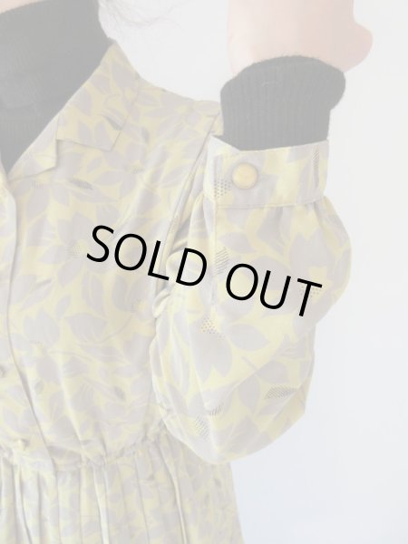 画像6: 【13号size*】大人クラシカルな花柄ワンピース  (6)