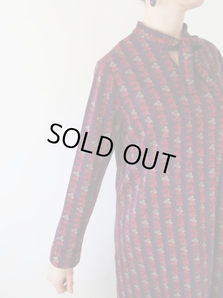 画像7: 【ゆったりsize*】葉っぱ柄ワンピース (7)