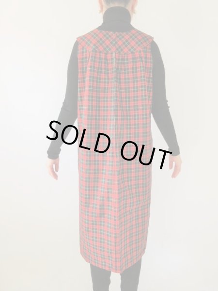 画像5: 【ゆったりsize*】大人レトロなチェック柄ワンピース (5)