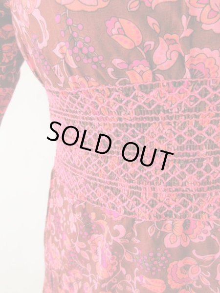 画像8: 【お仕立て品の1点モノ】ウエストステッチワンピース (8)