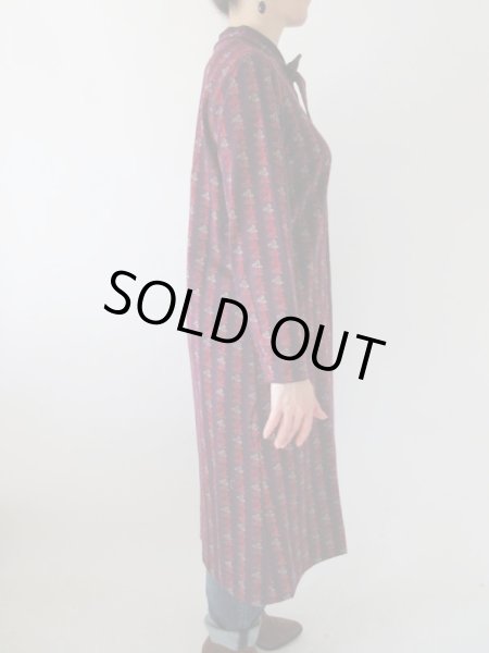 画像4: 【ゆったりsize*】葉っぱ柄ワンピース (4)