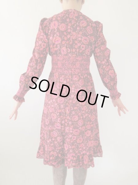 画像5: 【お仕立て品の1点モノ】ウエストステッチワンピース (5)