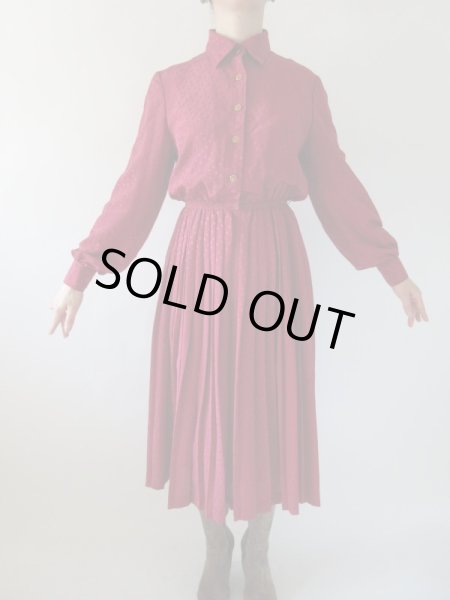 画像3: 【11号size*】大人クラシカルな水玉ワンピース  (3)