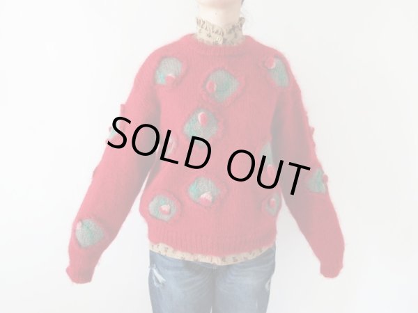 画像4: 【大人も二度見する*】立体お花モチーフニット (4)