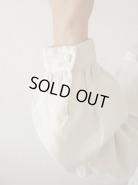 画像10: 【光沢と刺繍の高級感*】シルク刺繍ブラウス (10)