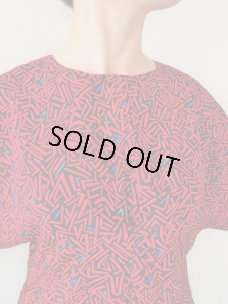 画像8: 【個性弾ける１着*】アートデザインブラウス (8)