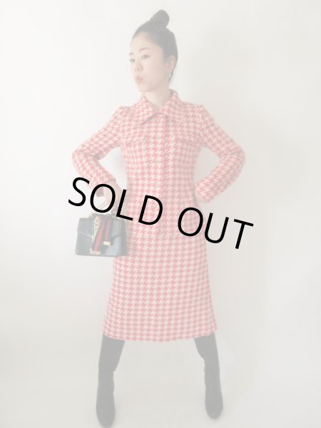 画像2: 【人気の千鳥柄*】バイカラーセットアップ (2)