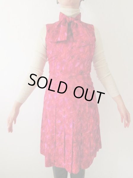 画像3: 【マゼンダピンクの誘惑*】ボックスプリーツワンピース  (3)