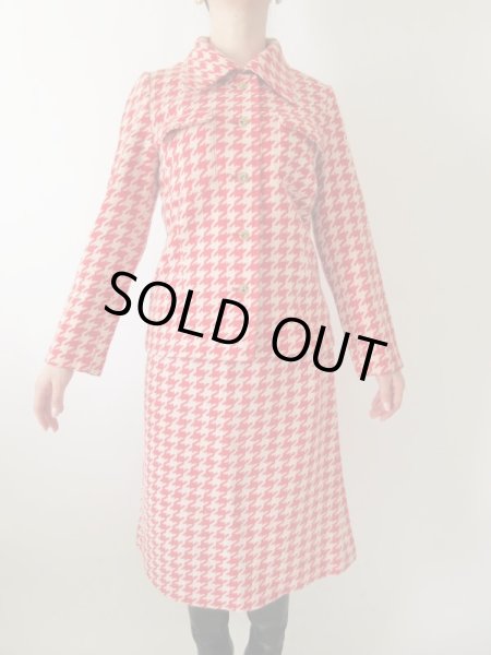画像4: 【人気の千鳥柄*】バイカラーセットアップ (4)