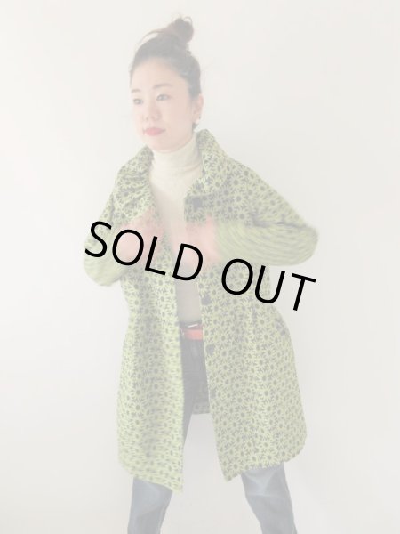 画像3: 【ほど良くハリのある素材もいい*】デイジー柄コート (3)