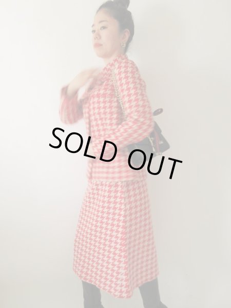 画像3: 【人気の千鳥柄*】バイカラーセットアップ (3)