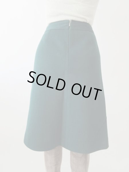 画像6: 【潔い深みグリーン*】ウエストバックルデザインスカート (6)