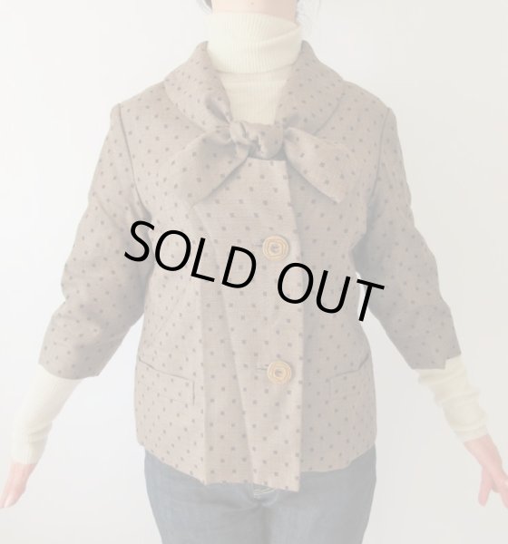 画像3: 【クラシカルに決めたい日に*】ワンポイントリボンのジャケット (3)