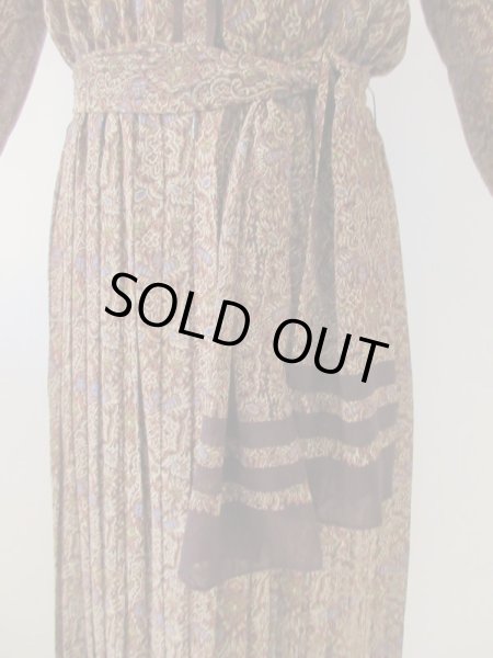 画像9: 【13号size*】大人クラシカルな花柄ワンピース  (9)