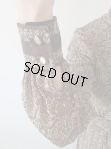 画像8: 【13号size*】大人クラシカルな花柄ワンピース  (8)