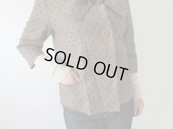 画像8: 【クラシカルに決めたい日に*】ワンポイントリボンのジャケット (8)