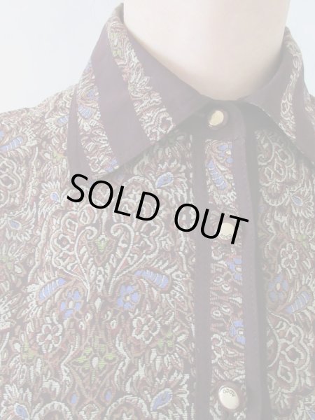 画像6: 【13号size*】大人クラシカルな花柄ワンピース  (6)