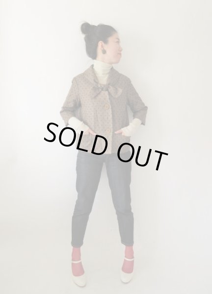 画像2: 【クラシカルに決めたい日に*】ワンポイントリボンのジャケット (2)