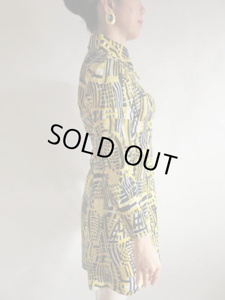 画像6: 【このインパクトが欲しかった*】レトロデザインワンピ (6)