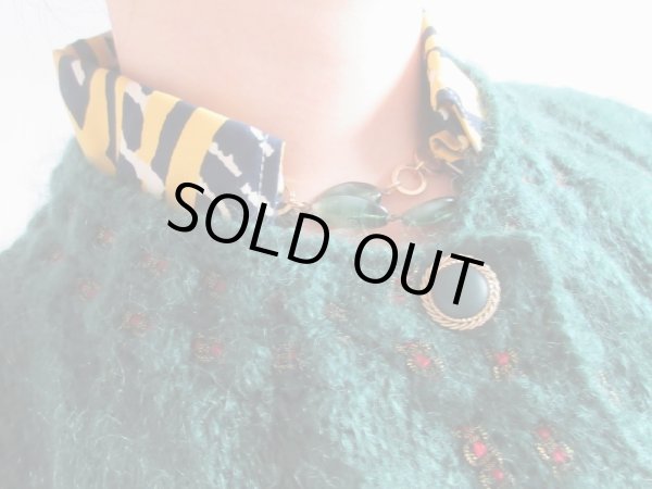 画像6: 【ゆるっと羽織る*】深みグリーンのニットカーディガン (6)