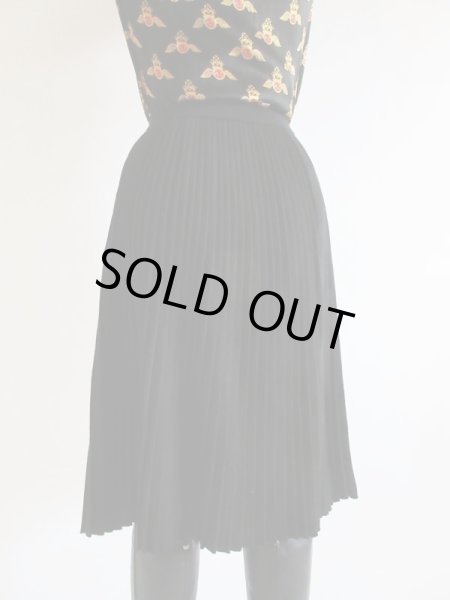 画像6: 【伸縮性バンザイ*】ウエストゴムのプリーツスカート (6)