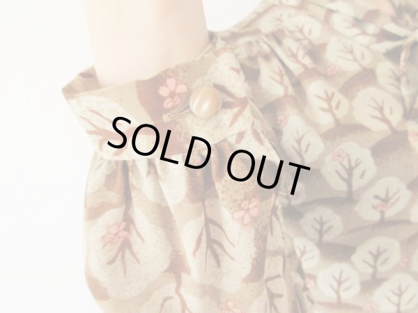 画像7: 【ボウタイの誘惑*】木に咲くお花ワンピース  (7)