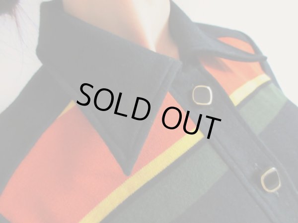 画像6: 【自慢したくなる1着*】レトロカラーボーダーワンピース (6)