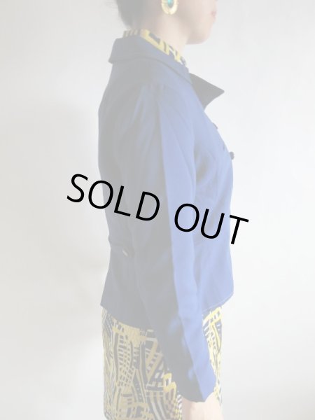 画像4: 【差し色使いに*】シンプルデザインのレトロジャケット (4)