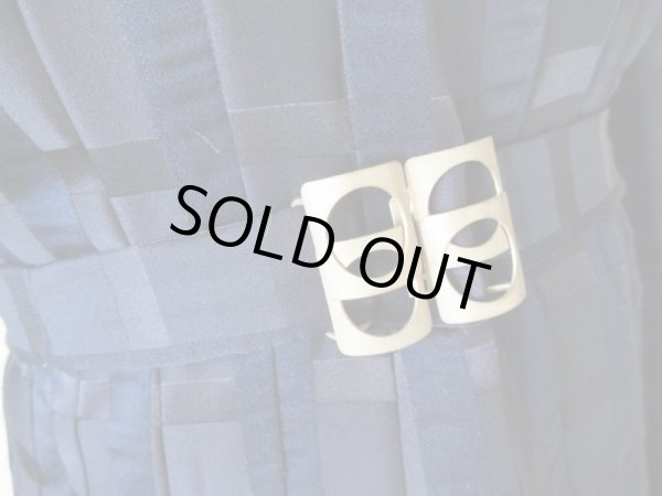 画像7: 【きっとこれからも*】濃紺正統派ワンピース  (7)