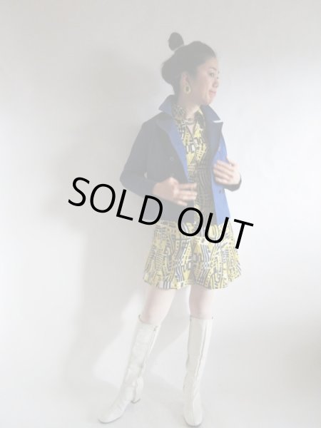 画像2: 【差し色使いに*】シンプルデザインのレトロジャケット (2)