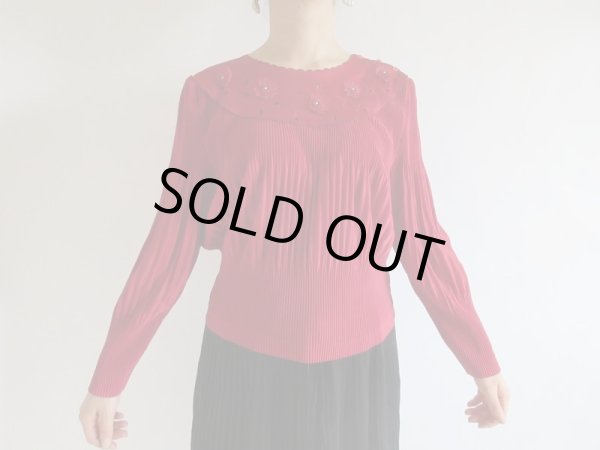 画像6: フラワー装飾カットソー (6)