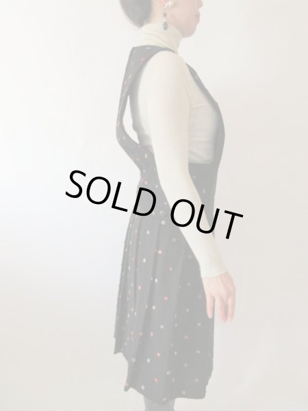 画像4: 【水玉のニュアンス*】立体水玉ワンピース (4)