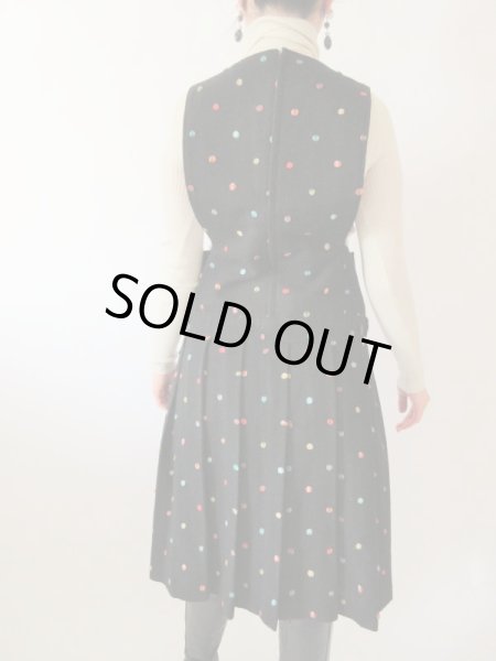 画像5: 【水玉のニュアンス*】立体水玉ワンピース (5)