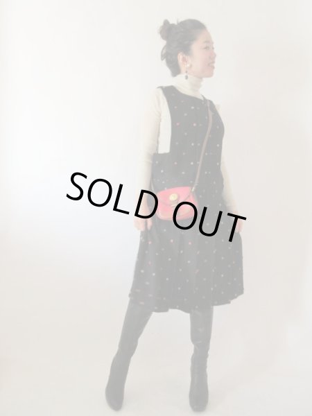 画像2: 【水玉のニュアンス*】立体水玉ワンピース (2)