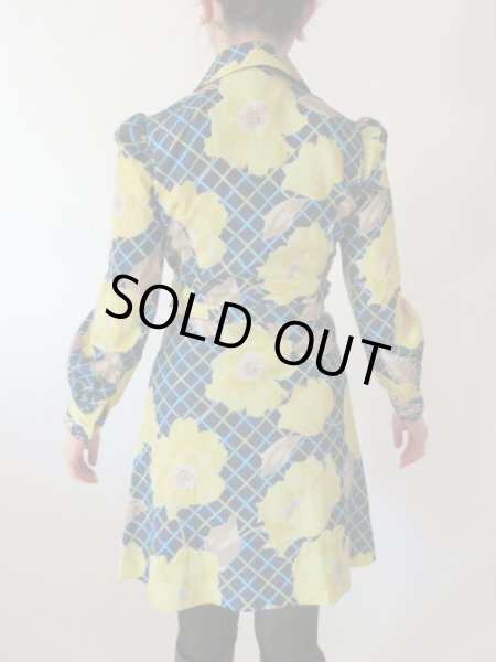 画像4: 【カラフル好きやねん*】レトロフラワーワンピ (4)