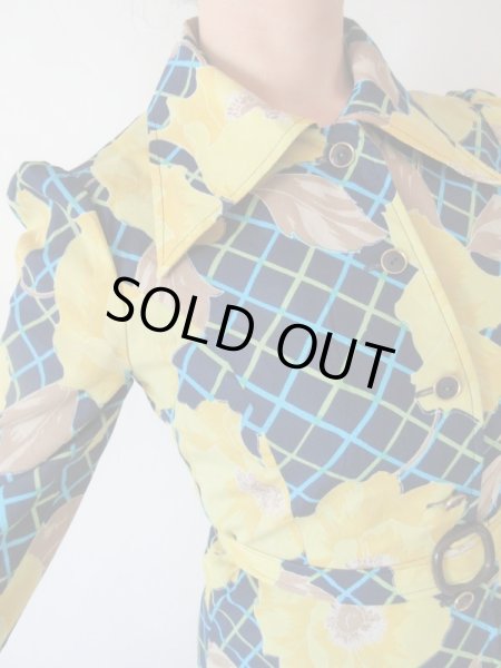 画像6: 【カラフル好きやねん*】レトロフラワーワンピ (6)