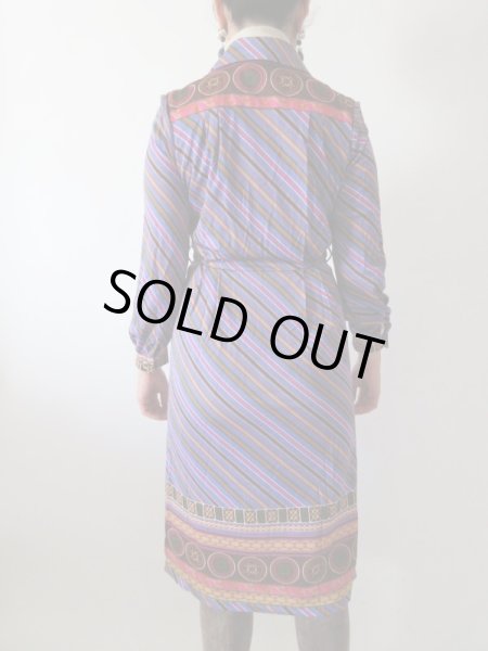 画像5: 【大胆な色使い*】カラフル配色ワンピ (5)